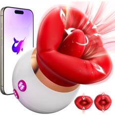Sex Toys Gogerstar Sucking Vibrator Sex Toys for Women, Remote Control Vibrator G Spot Vibrators 10 Tongue Lickin &Vibrating&3 Suction Nipples Anal Stimulator Sex Toy