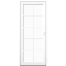 Klarvinduer TD1-10K_138 Trä Sidohängt fönster 2-glasfönster 70x175cm