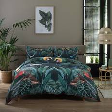 Deyongs Single Crane World Duvet Cover Green, Multicolour (200x137cm)