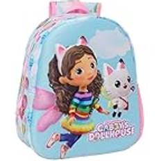 Cheap Backpacks Safta Gabby's Dollhouse Backpack - Pink/Sky Blue