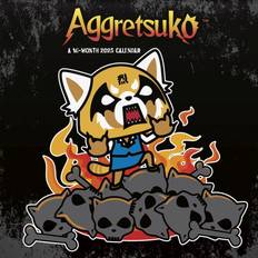 Rosso Calendari Trends International Aggretsuko 2025 Wall Calendar