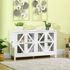 White Sideboards George Oliver Buffet Cabinet Tempered Sideboard