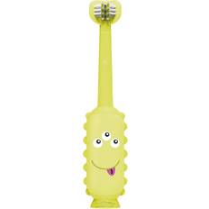 Dr. Brown's Tooth Scrubber Triple Sided Training Toddler Toothbrush Green