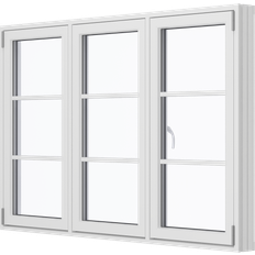 Klarvinduer BH3-9_138 Træ Sidehængt vindue Vindue med 2-lags glas 119x60cm