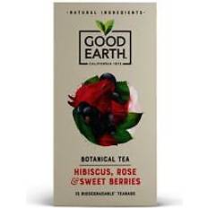 Good Earth botanical tea hibiscus, rose & sweet