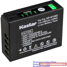 Kastar battery replacement for fujifilm x-e4, x-h1, x-m1, x-s10, x-t1, x-t2