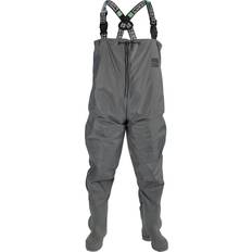 Man Viskleding Broeken Preston Heavy Duty Chest Waders Gris