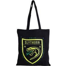 Harry Potter Sacs à main Harry Potter Slytherin Canvas Tote Bag Noir/Vert/Multicolore