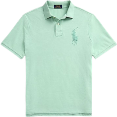 Ralph lauren big pony men Polo Ralph Lauren Classic Fit Big Pony Mesh Polo Shirt - Celadon