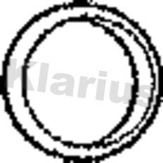 Exhaust Systems Klarius Exhaust Clamp Seal Gasket VAG56