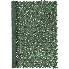 Green Fences VEVOR 96"x72" artificial privacy fence wall screen faux ivy leaf