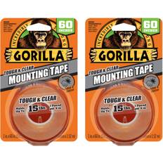 Gorilla Building Materials Gorilla 6065016 6065001-2 Tough & Clear Mounting Tape Double-Sided 1 6 Count