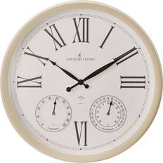 Lily Manor Garden Clock 16" - Cream