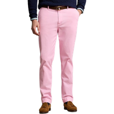 Men - Pink Pants Polo Ralph Lauren Stretch Chino Pants - Carmel Pink