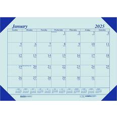 Beige Calendars House of Doolittle 2025 Ecotones 22 Monthly Desk Pad