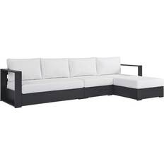 Outdoor Lounge Sets East End Imports Tahoe Powder-Coated EEI-6671-GRY-WHI Outdoor Lounge Set