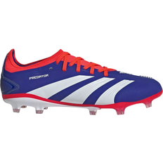 Man - adidas Predator Shoes Adidas Predator Pro Firm Ground Boots - Cloud White/Solar Red/Lucid Blue