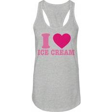 Tank Tops Shein Nearly There Love Ice Cream Graphic Ladies Cotton Tank Top