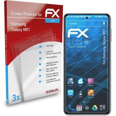 Screen Protectors atFoliX 3x Screen Protection Film Samsung Galaxy M51