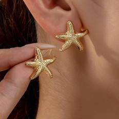 Cheap Earrings Shein Pair Of Stylish Elegant And Simple Starfish Earrings