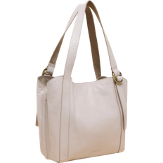 Back Pocket Totes & Shopping Bags White Stuff Hannah Leather Tote Bag - Pale Ivory