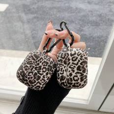 Shein Leopard Print Earphone Cover Compatible With Airpods