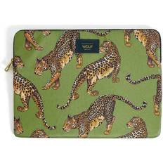 Wouf Laptop Hülle 13-14 Zoll Sleeve Daily Olive Leopard