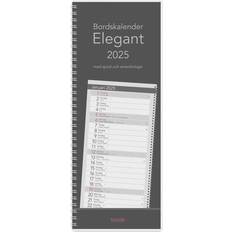 Burde elegant Burde Kalender 2025 Bordskalender Elegant spiral