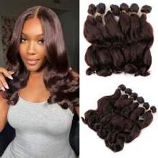 Shein Deep Wave Bundles Synthetic Hair Weave Bundles Bundles