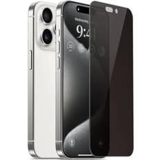 ExpressVaruhuset iPhone 15 Privacy Karkaistu lasi 0,26mm 2,5D 9H Transparent