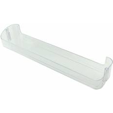 Genuine fridge freezer door lower bottle holder tray clear plastic shelf