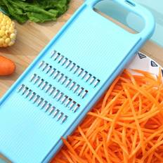 Blue Choppers, Slicers & Graters Shein pc Blue Potato Cucumber Grater 26.5cm