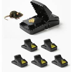 6pk Plastic Reusable Mouse Trap Rodent Rat Snap
