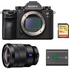 Sony A9 SEL 16-35MM F4 ZA OSS 64GB SD card NP-FZ100 Battery