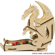 Docsmagic.de Dice Tower Dragon Wooden Small