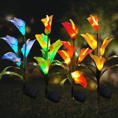 Shein Solar Lights Outdoor Garden Stake Flower Lights