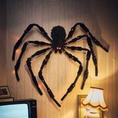 Red Skeletons Lights4fun Buzz the Spider LED Halloween Decoration Orange Red