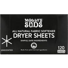 Molly's Suds Molly's Suds Fabric Softener Dryer Sheets Unscented 120