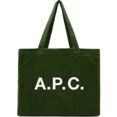 A.P.C. Totes & Shopping Bags A.P.C. Green Diane Shopping Tote KAI FRST GREEN UNI