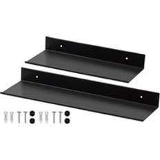 Furniture AlwaysH 2pcs Metal Wall Shelf