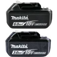 Makita Genuine 18V Batteries 1x 6.0Ah BL1860 1x 3.0Ah BL1830 lxt Star Battery