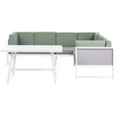 Green Outdoor Lounge Sets Beliani Modern Outdoor Lounge Set