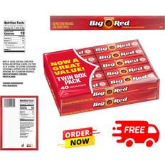 Wrigley's big red chewing gum, cinnamon, 5