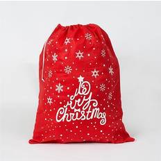 Wrapping Paper & Gift Wrapping Supplies Shatchi 1 christmas santa sack large stocking gift bags 60x50cm red felt xmas accessory