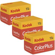Kodak Analogue Cameras Kodak Color Plus 200 135 Film 36 Exposures Per Pack Pack of 3