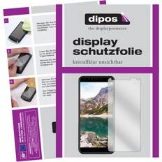 Bildschirmschutz Dipos Displayschutzfolie Crystalclear 2 Stück, Cherry Mobile Flare S6 Plus Smartphone Schutzfolie