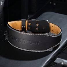 Shein 1pc Fitness Belt For Squat & Deadlifts With Cowhide Leather, Elastic Assist Band & Wristband, For Men & Women Bodybuilding Training
