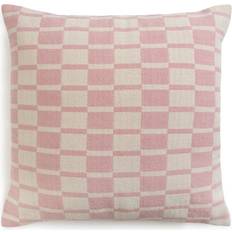 Habitat Checker Board Cushion Scatter Cushion Pink, White