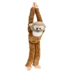 Wild Republic Hanging Monkey Squirrel Monkey Stuffed Animal, 20 Inches