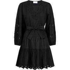 Neo Noir Esta C Poplin Dress - Black